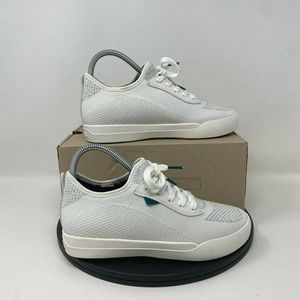 Vessi Weekend Sneakers Womens Size 6 White Waterproof Shoes Casual Walking